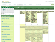 Tablet Screenshot of calendar.craftonhills.edu